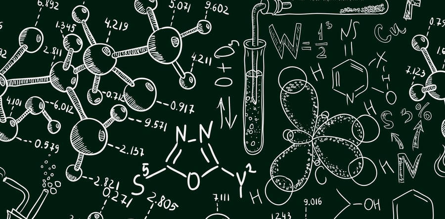 Detailed Chemical Bonding Diagram Wallpaper