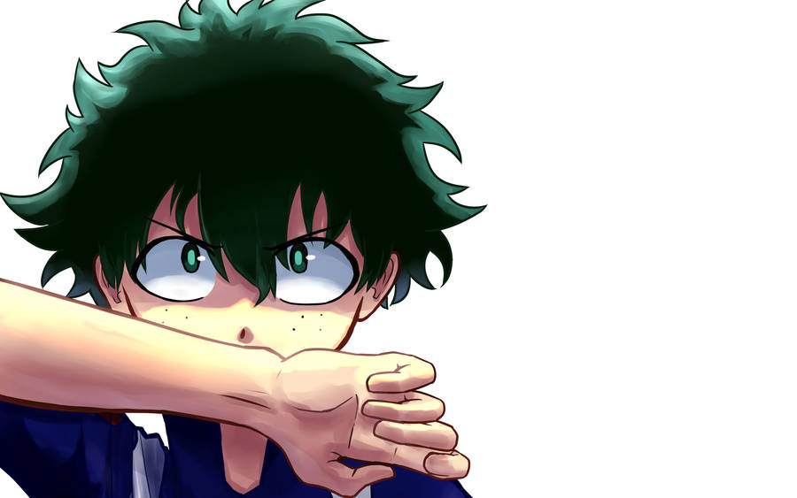 Determined Izuku Midoriya 4k Wallpaper