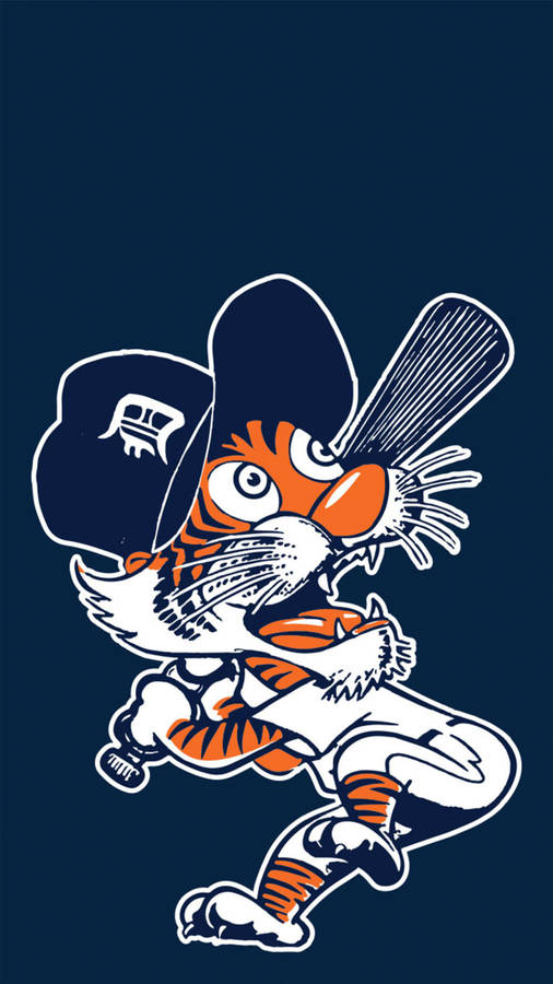 Detroit Tigers Cartoon Art Wallpaper