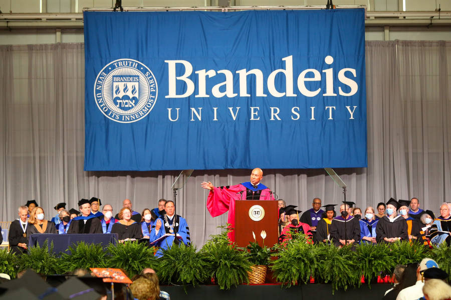 Deval Patrick Brandeis University Commencement Wallpaper