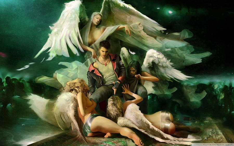 Devil May Cry Dante's Angels Wallpaper