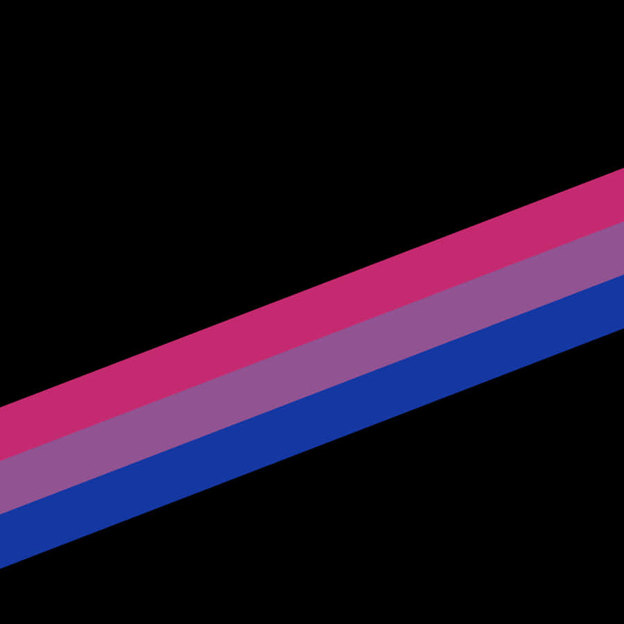 Diagonal Bi Flag Wallpaper