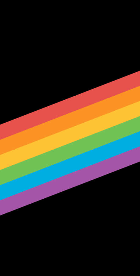 Diagonal Pride Colors Proud Wallpaper