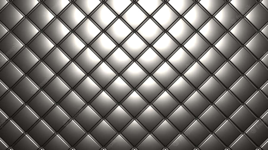 Diamond Plate Black And White Pattern Wallpaper