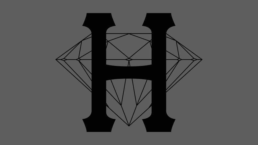 Diamond Supply Co Letter H Log Wallpaper