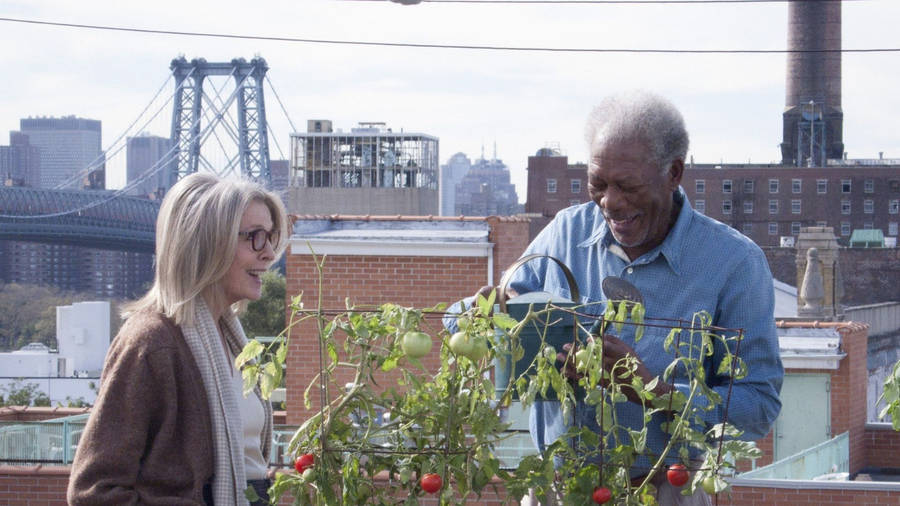 Diane Keaton And Morgan Freeman Wallpaper