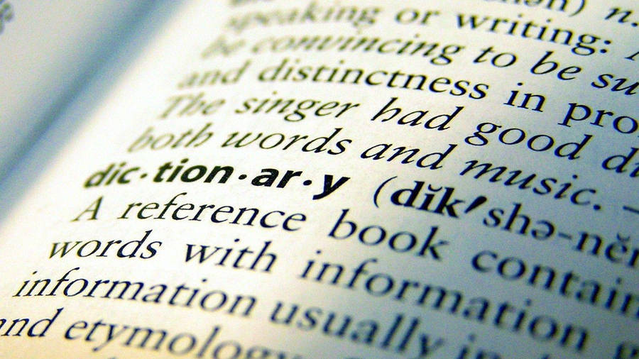 Dictionary Word Meaning Wallpaper