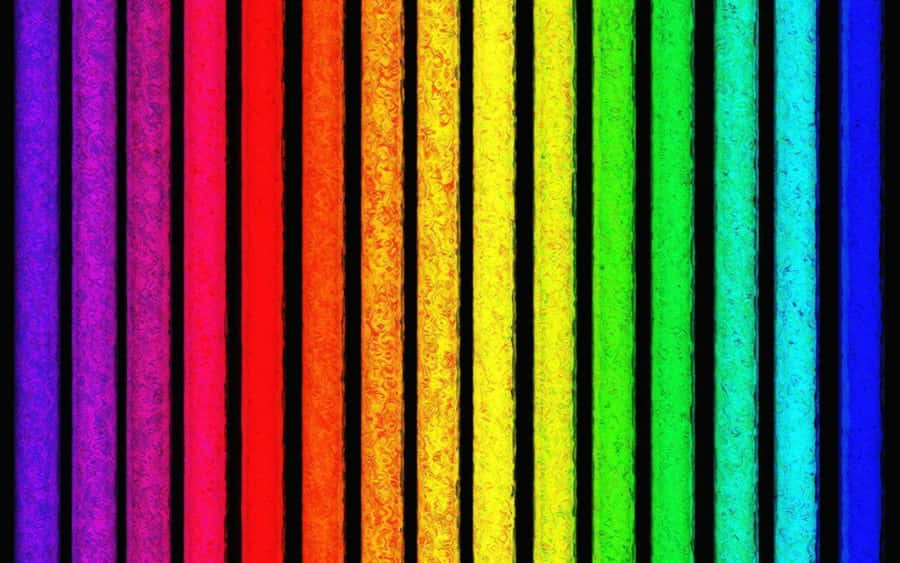 Digital Artwork Of Cool Colored Linear Abstract Wallpaper