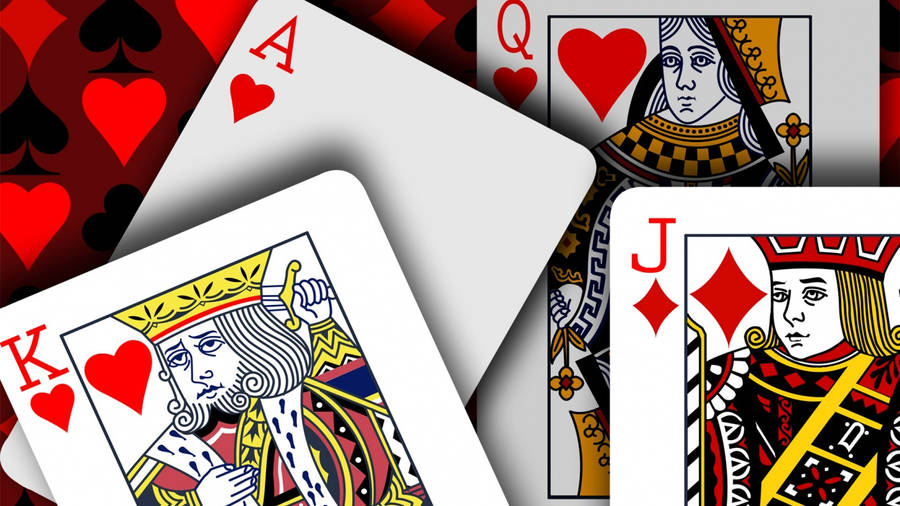 Digital Artwork Rummy Royal Flush Wallpaper