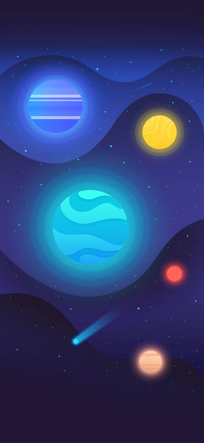 Digital Artwork Space Planet Top Iphone Hd Wallpaper