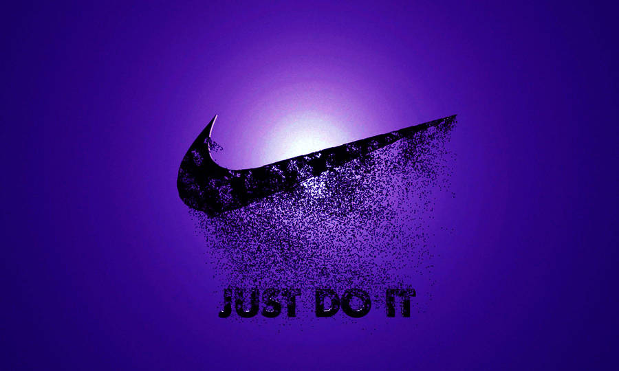 Digital Fading Just Do It Wallpaper