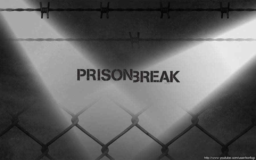 Digital Prison Break Title Logo Wallpaper