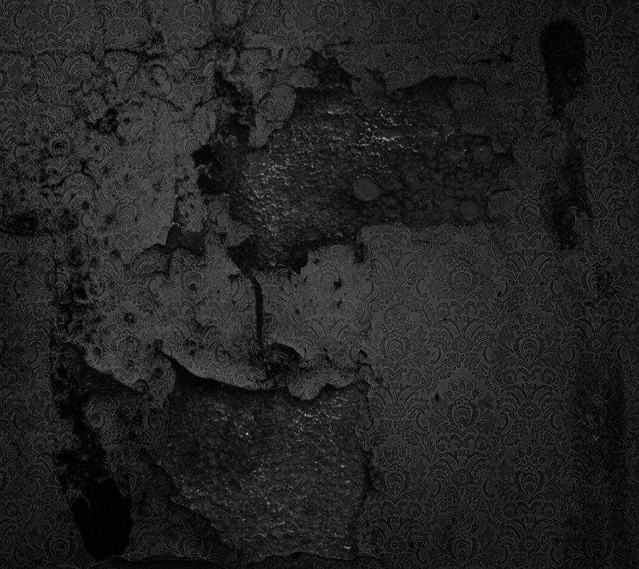 Dilapidated Dark Wall Wallpaper