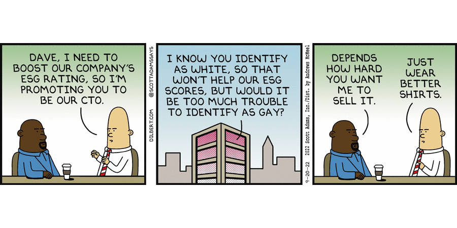 Dilbert Comic On Esg Ratings Wallpaper