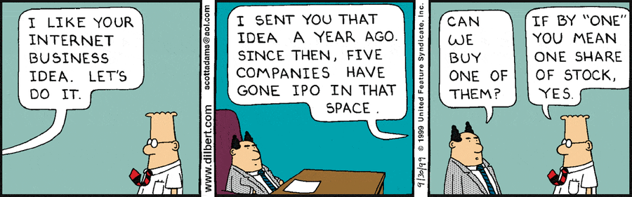 Dilbert Ipo Comic Wallpaper