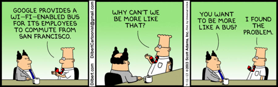 Dilbert Office Transport Comic Wallpaper