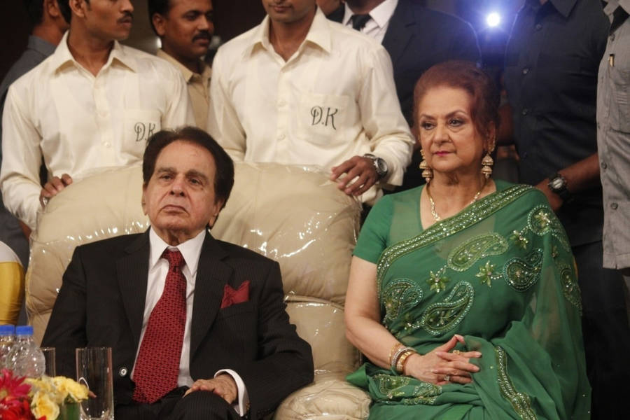 Dilip Kumar With Wife Saira Wallpaper