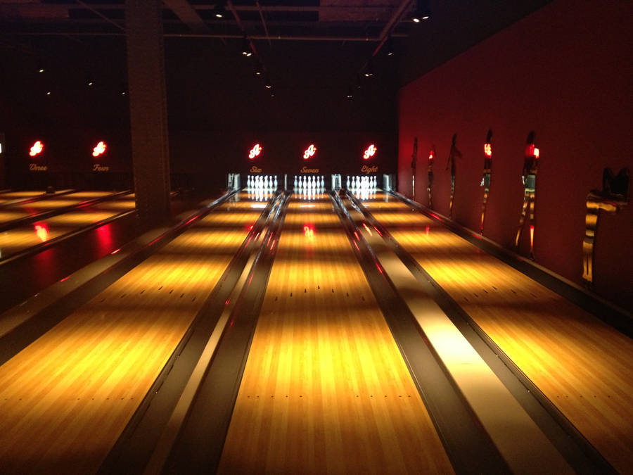 Dim Bowling Alley Wallpaper