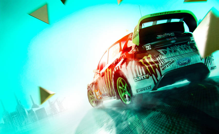 Dirt 3 Ford Fiesta Perfection In Action Wallpaper