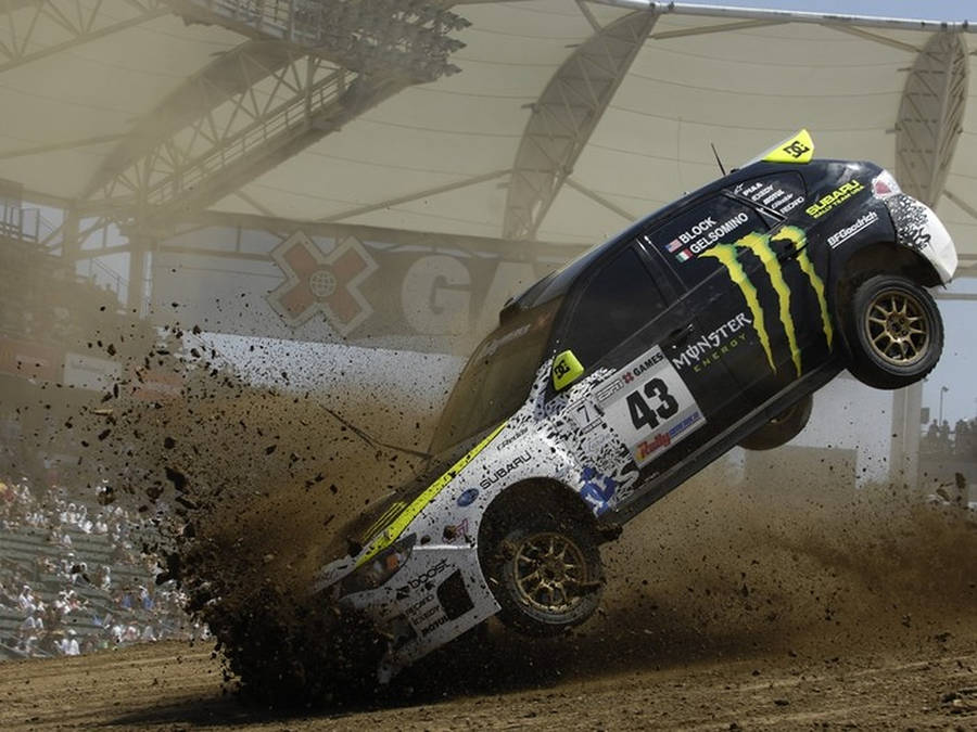 Dirt 3 Jump Crash Wallpaper