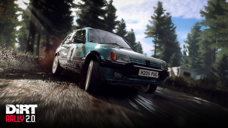 Dirt Rally Peugeot 205 Wallpaper