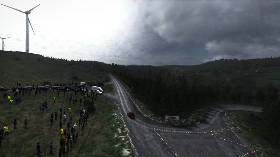 Dirt Rally Race Track Wallpaper