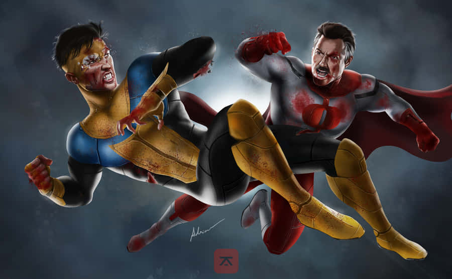 Discover The Powerful Abilities Of Omni Man In This Epic Image Wallpaper