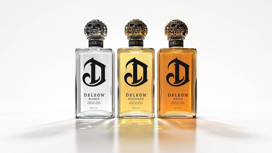 Discover The Supreme Essence Of Deleon Tequila Blanco, Reposado, And Añejo Wallpaper