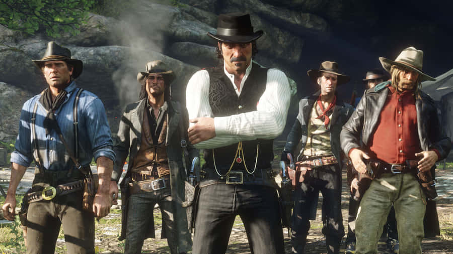 “discover The Wild West In Red Dead Redemption - 4k Remastered Edition” Wallpaper