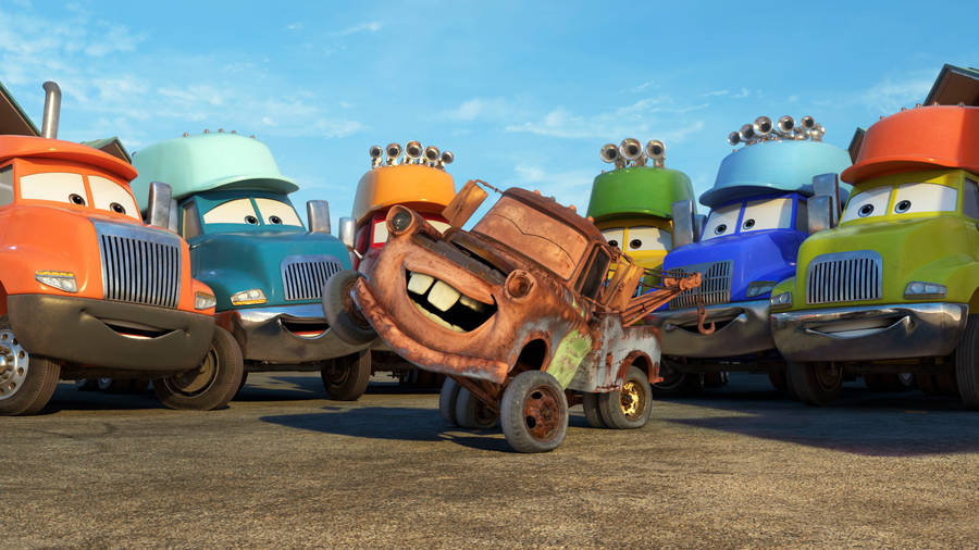 Disney Cars Trucks Wallpaper