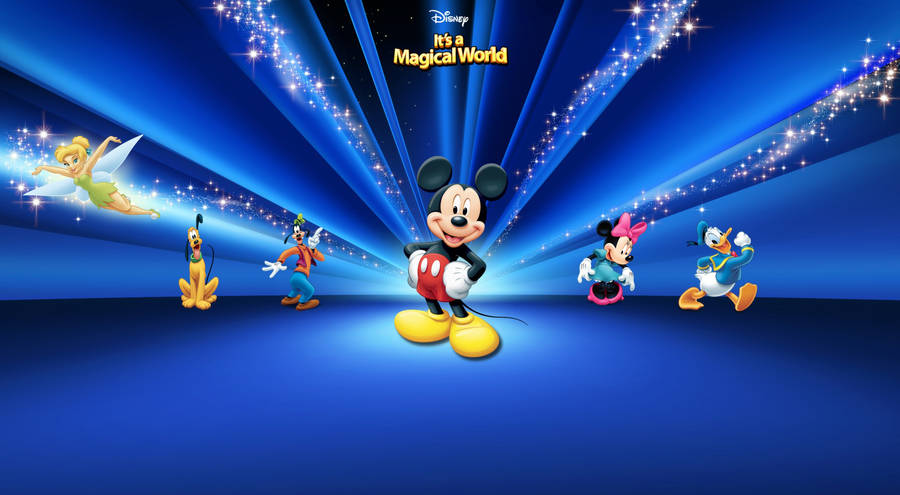 Disney Characters Mickey And Friends Wallpaper