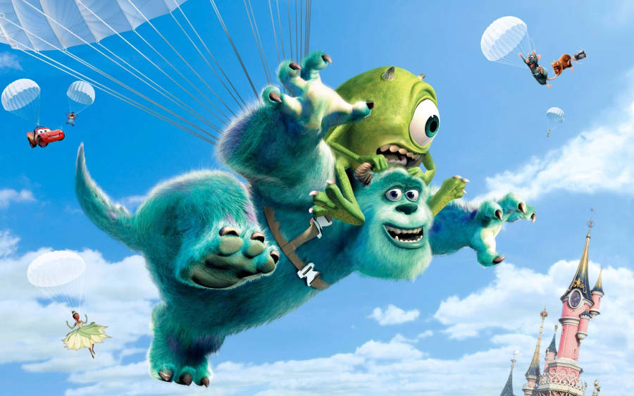 Disney Characters Monsters Inc Wallpaper