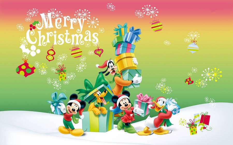 Disney Christmas Desktop Wallpaper