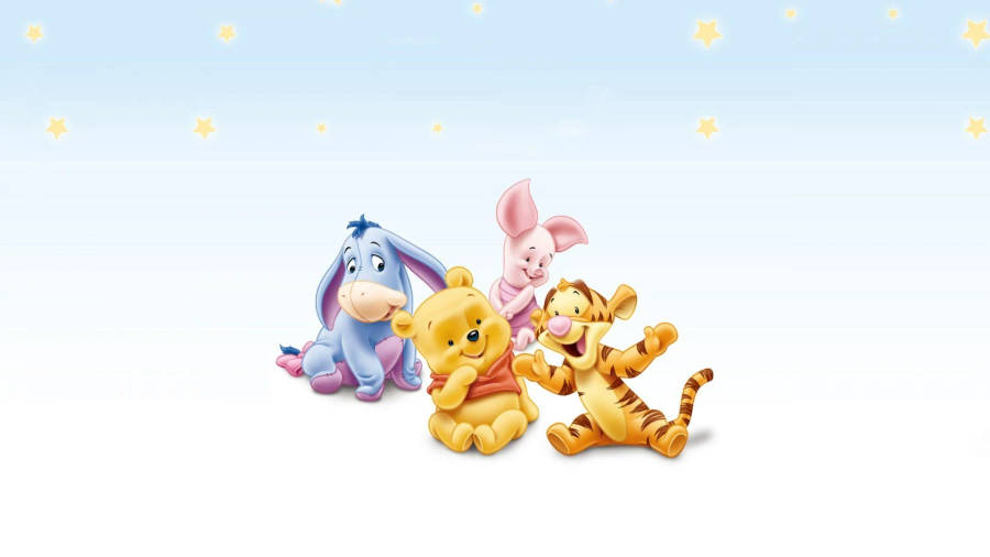 Disney Desktop Chibi Pooh Wallpaper
