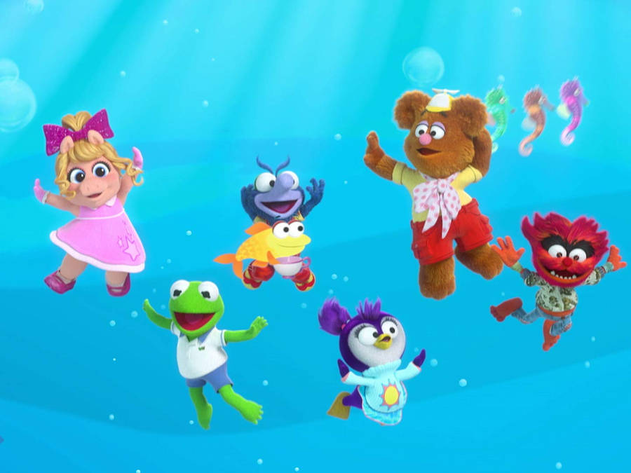 Disney Muppet Babies Underwater Wallpaper