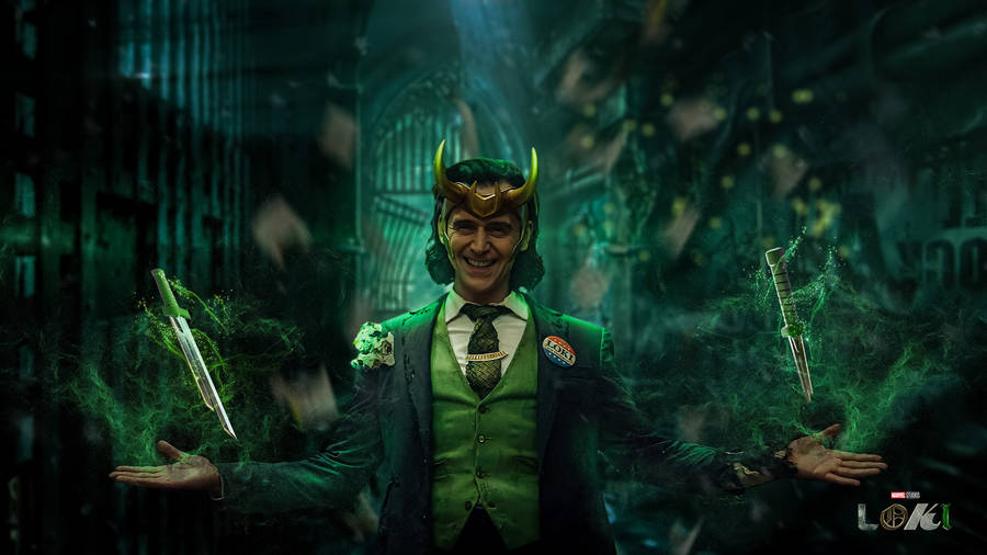 Disney Plus Green Loki Wallpaper