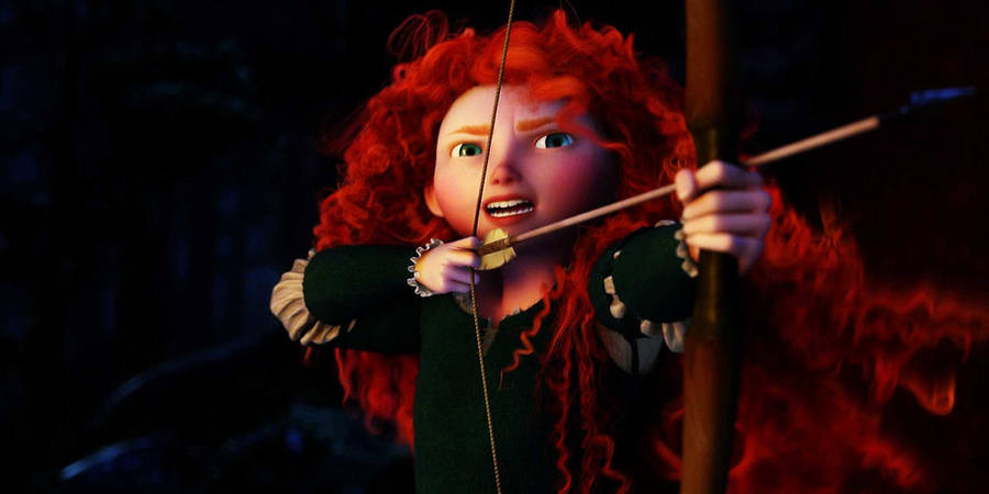 Disney Princess Merida Bow And Arrow Wallpaper