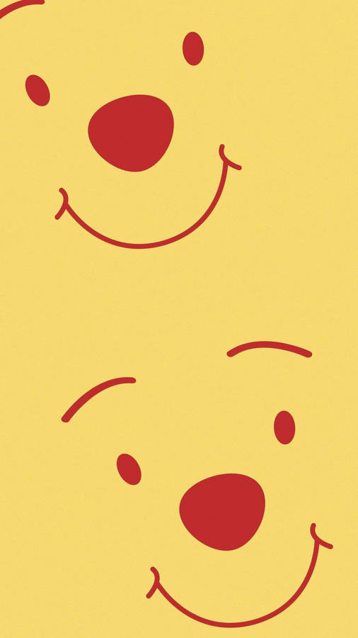 Disney Winnie The Pooh Face Wallpaper