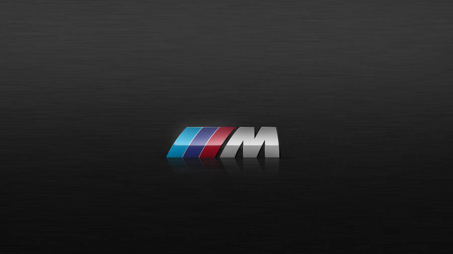 Distinctive Bmw M3 Logo On A Sleek Black Backdrop Wallpaper