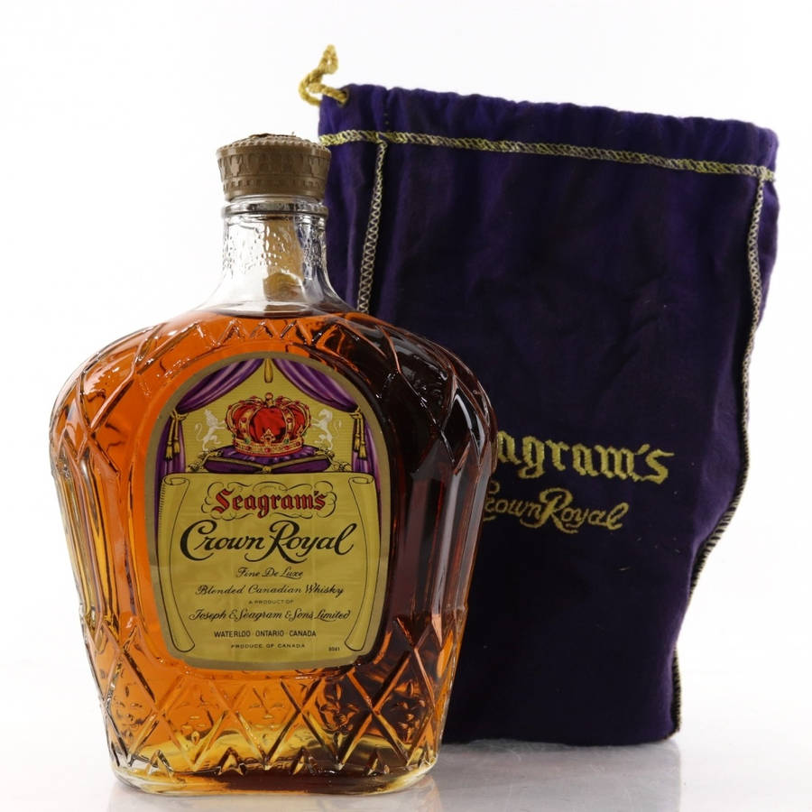 Distinctive Elegance Of Seagrams Crown Royal Whisky Wallpaper