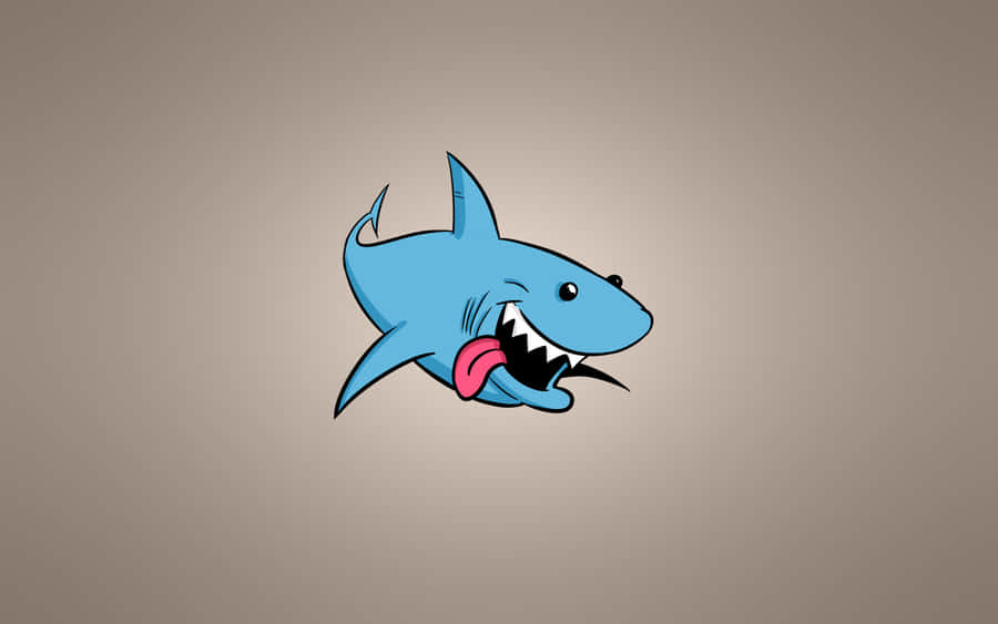 Dive Into The Deep Blue With Cool Shark Wallpaper