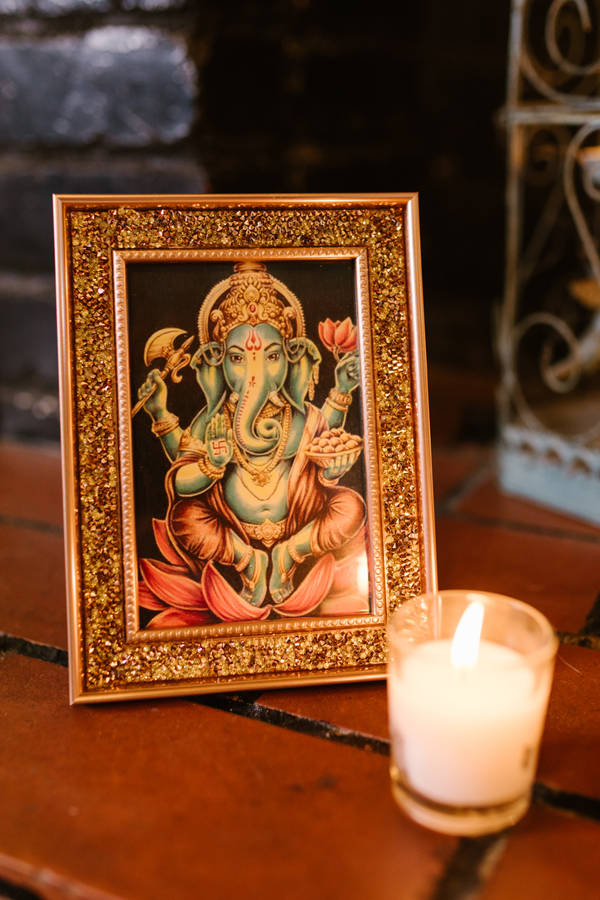 Divine Ganesha In Radiant 4k Display Wallpaper