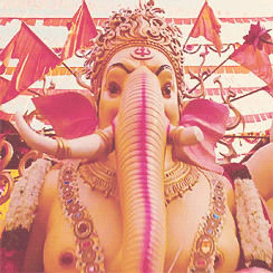 Divine Grace Of Lord Ganesha Wallpaper