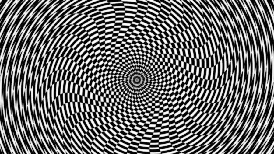 Dizzying Spiral Optical Art Wallpaper