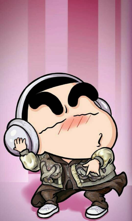 Dj Crayon Shin Chan Iphone Wallpaper