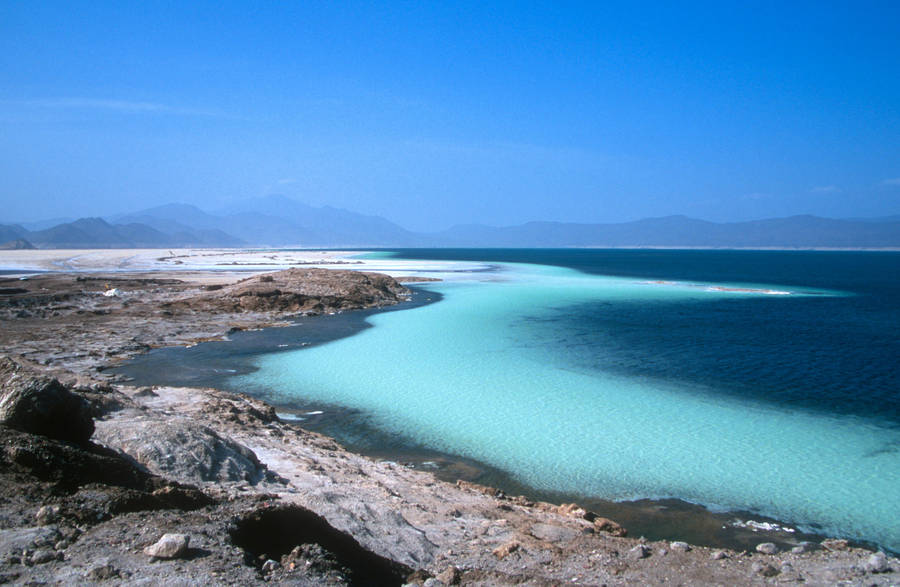 Djibouti Lac 'assal Beautiful Scenery Wallpaper