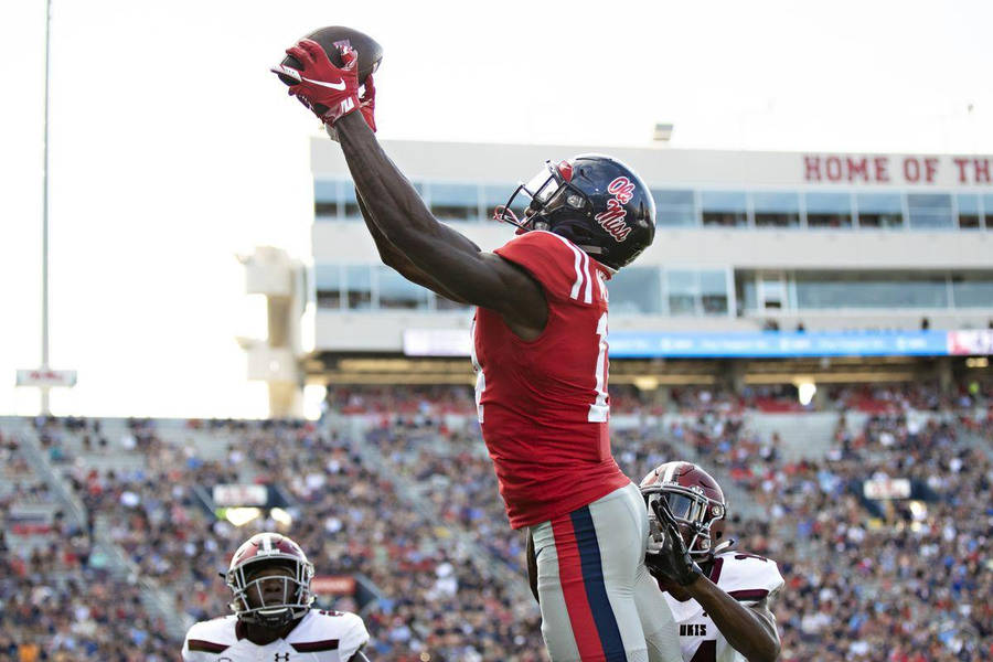 Dk Metcalf Amazing Catch Wallpaper