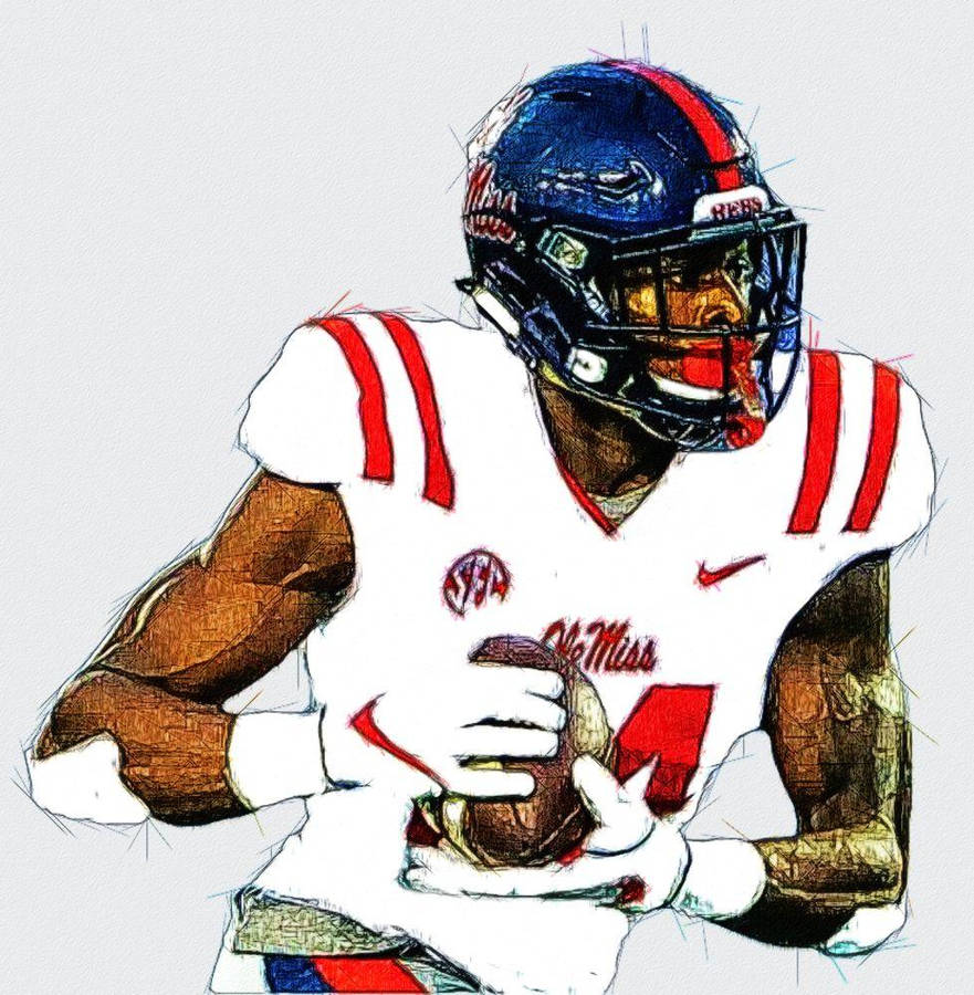 Dk Metcalf Art Wallpaper