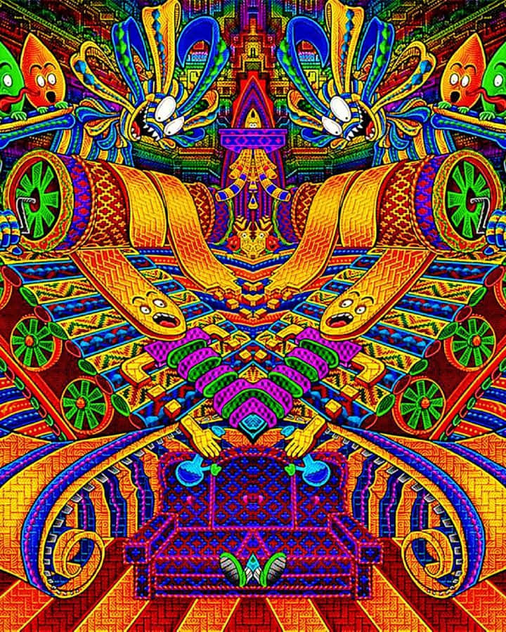 Dmt Bold Colors Wallpaper