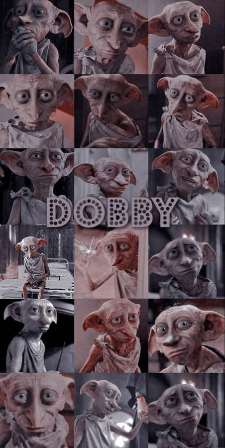 Dobby The Elf Harry Potter Collage Wallpaper